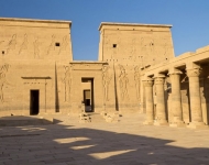 The Temple of Isis at Philae island. ( Egypt)