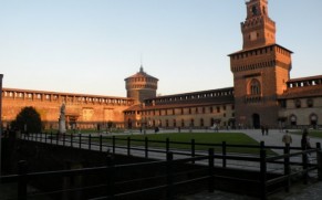 Sforcų pilis Milane – didžiausias miesto muziejų kompleksas