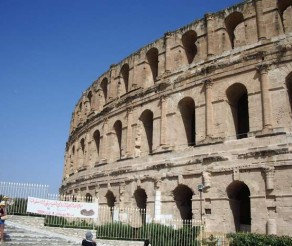 El Džemo amfiteatras Tunise – vienas įspūdingiausių romėnų statinių Afrikoje
