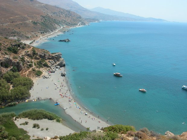 Preveli paplūdimys Kretoje