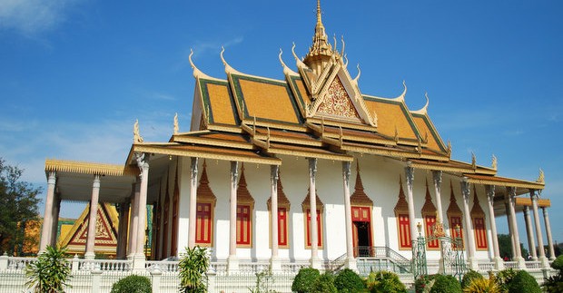 Kambodžos įdomybės - Sidabrinė pagoda
